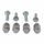 Wheel Stud and Nut Kit All Balls Racing 85-1002
