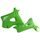 Radiator scoops POLISPORT 8420000002 (par) green