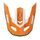 Helmet peak SHOT SPEED HYBRID A05-21OB-F04-P01 orange glossy