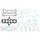 Celoten set tesnil za motor ATHENA P400210850721