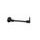 Lever guard ACCOSSATO DE006 with black hose and joint right, carbon