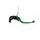 Brake lever folding ACCOSSATO LV022 with integrated adjuster for Nissin radial master cylinder zelena