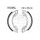 Brake shoe set EBC H328G grooved