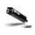 Dušilec (lonec) MIVV OVAL S.042.LVC Black Stainless Steel with carbon cap