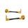 Lever guard ACCOSSATO DE003 with black hose and joint right + left, aluminium