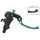 Radial brake master cylinder ACCOSSATO PC009 19 x 18 with folding lever,green