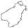 Tesnilo sklopke (Clutch cover gasket) WINDEROSA 816138 inner side