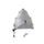 Clutch cover RMS 100290030 long lever (Complete with cable support plate under motor)