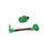 Lever guard in aluminium + right end ACCOSSATO DE005 with red hose and joint levi