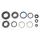 Set tesnil motorja za olje (Engine Oil Seals Kit) ATHENA P400485400156