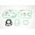 Celoten set tesnil za motor ATHENA P400210850207