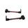 Lever guard ACCOSSATO DE003 with red hose and joint right + left, aluminium
