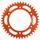 Rear ALU sprocket SUPERSPROX RAL-990:42-ORG oranžna 42T, 520