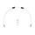 Set cevi za sklopko Venhill POWERHOSEPLUS KAW-11010CS-WT (1 cev v kompletu) White hoses, stainless fittings