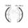 Brake shoe set EBC Y520G grooved