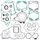 Complete Gasket Kit with Oil Seals WINDEROSA 811335