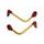 Lever guard ACCOSSATO DE003 with gold hose and joint right + left, aluminium