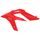 Radiator scoops POLISPORT 8418900001 (par) Red Beta