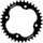 Rear ALU sprocket SUPERSPROX RAL-1760:36-BLK črna 36T, 520