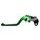 Clutch Lever ACCOSSATO ESY695 fixed CNC-worked aluminium, green