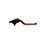 Ročica zavore ACCOSSATO EDF021 fixed CNC-worked aluminium, red