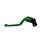 Clutch Lever ACCOSSATO ESS650 fixed CNC-worked aluminium, green