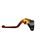 Clutch Lever ACCOSSATO ESK750 fixed CNC-worked aluminium, orange