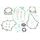 Celoten set tesnil za motor ATHENA P400220850259