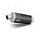 Dušilec (lonec) MIVV DAKAR Y.064.LDKB Black Stainless Steel for YAMAHA Tenere 700 (2019-2026)