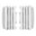 Radiator louvers POLISPORT 8455600001 bela