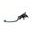 Adjustable folding lever ACCOSSATO LV015 in aluminium for original clutch master cylinders titanium