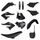 Set plastik POLISPORT 91573 restyling Črn