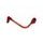 Lever guard ACCOSSATO DE002 with orange hose and joint left, aluminium