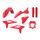Set plastik POLISPORT 91117 enduro OEM Color