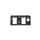 Light switch cover RMS 246090105 with screen printing