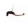 Brake lever folding ACCOSSATO LV021 with integrated adjuster for Nissin radial master cylinder oranžna