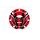 Fuel cap cover PUIG RADIKAL 6308R rdeč