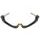 Lever guard ACCOSSATO "Ultra-Light" DE013 with gold eyelet and insert right + left, carbon
