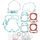 Complete gasket kit WINDEROSA 808987 without seals