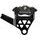 Radial Brake Caliper kit rear + brake flange ACCOSSATO KITA32 for Harley Davidson Softail
