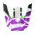 Helmet peak SHOT SPEED GHOST A05-21OB-E03-P01 purple glossy