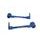 Lever guard ACCOSSATO DE003 with blue hose and joint right + left, aluminium