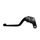 Clutch Lever ACCOSSATO ESB022 fixed CNC-worked aluminium, black