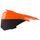 Airbox covers POLISPORT 8453200001 orange KTM/black