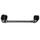 Bar and two-screw clamp kit for handlebar ACCOSSATO B5N variable diameter 28/28,5 mm, lenght 180mm črna