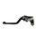Clutch Lever ACCOSSATO ESS035 fixed CNC-worked aluminium, black