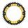 Rear sprocket SUPERSPROX STEALTH RST-2011:45-GLD zlata 45T, 530