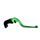 Ročica zavore ACCOSSATO EDF035 fixed CNC-worked aluminium, green