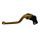 Clutch Lever ACCOSSATO ESS650 fixed CNC-worked aluminium, gold