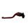 Clutch Lever ACCOSSATO ESM048 fixed CNC-worked aluminium, red